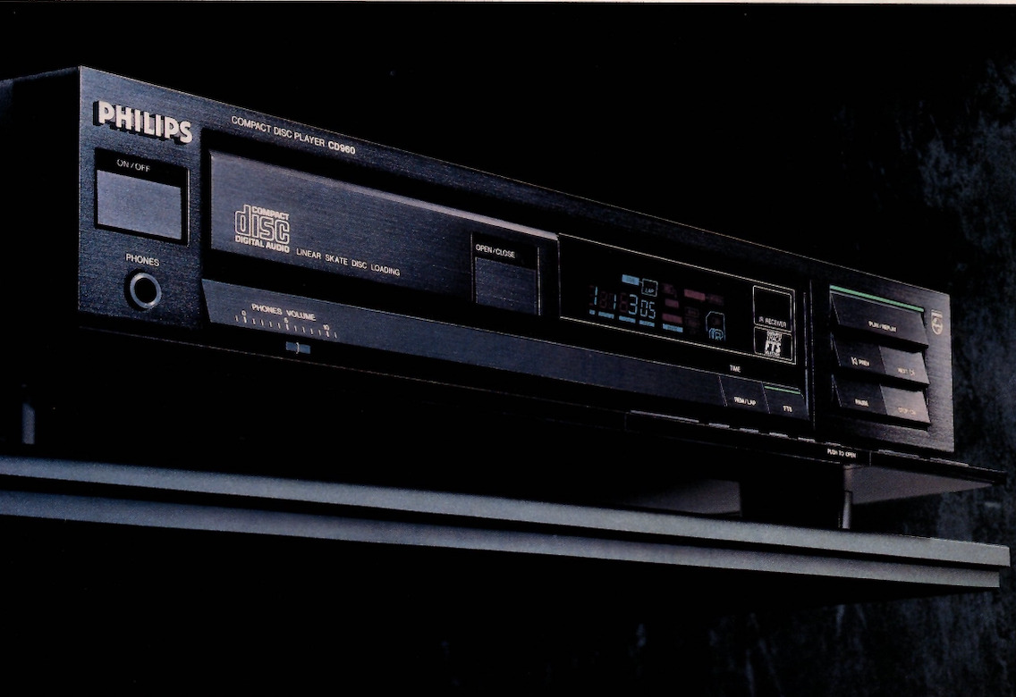 1988 Philips CD960 CD Player Audiophile Hifi Print Fold out AD - 8x10