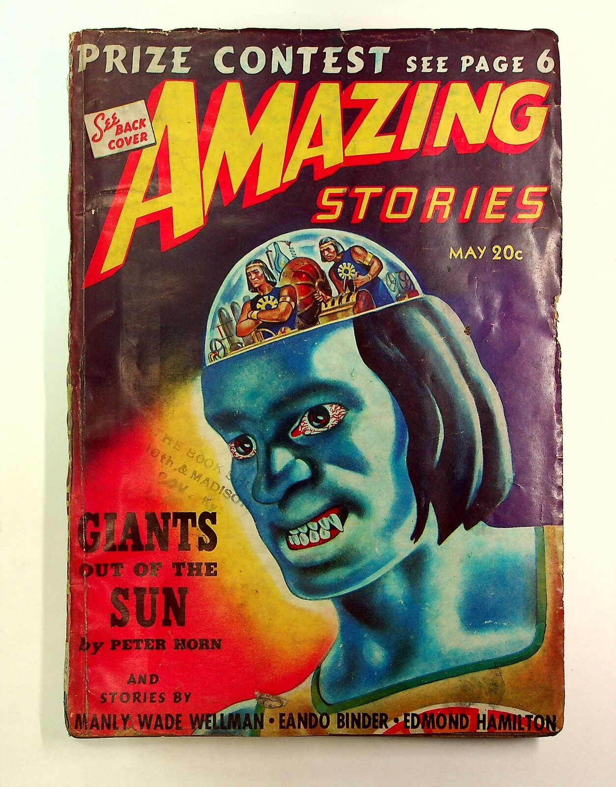 Amazing Stories Pulp May 1940 Vol. 14 #5 GD