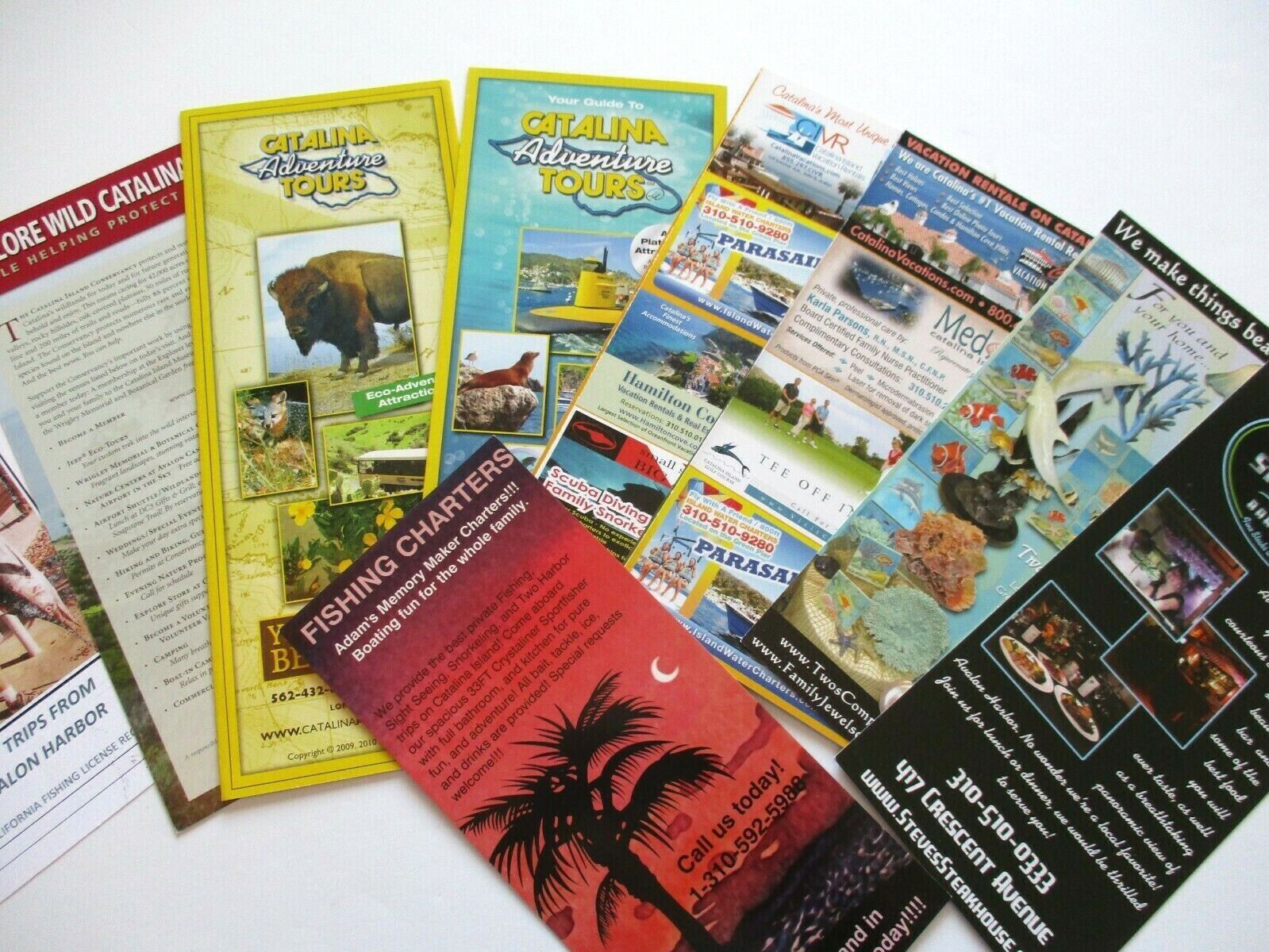 CATALINA ISLAND 2010-2012 NEW 13 BROCHURES MAPS ATTRACTIONS INFO DETAILS #A13