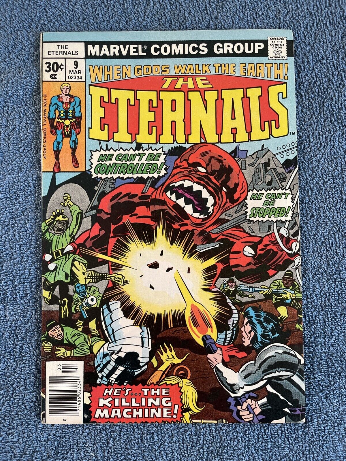 THE ETERNALS #9 (Marvel, 1977) 1st SPRITE & 4 New Celestials