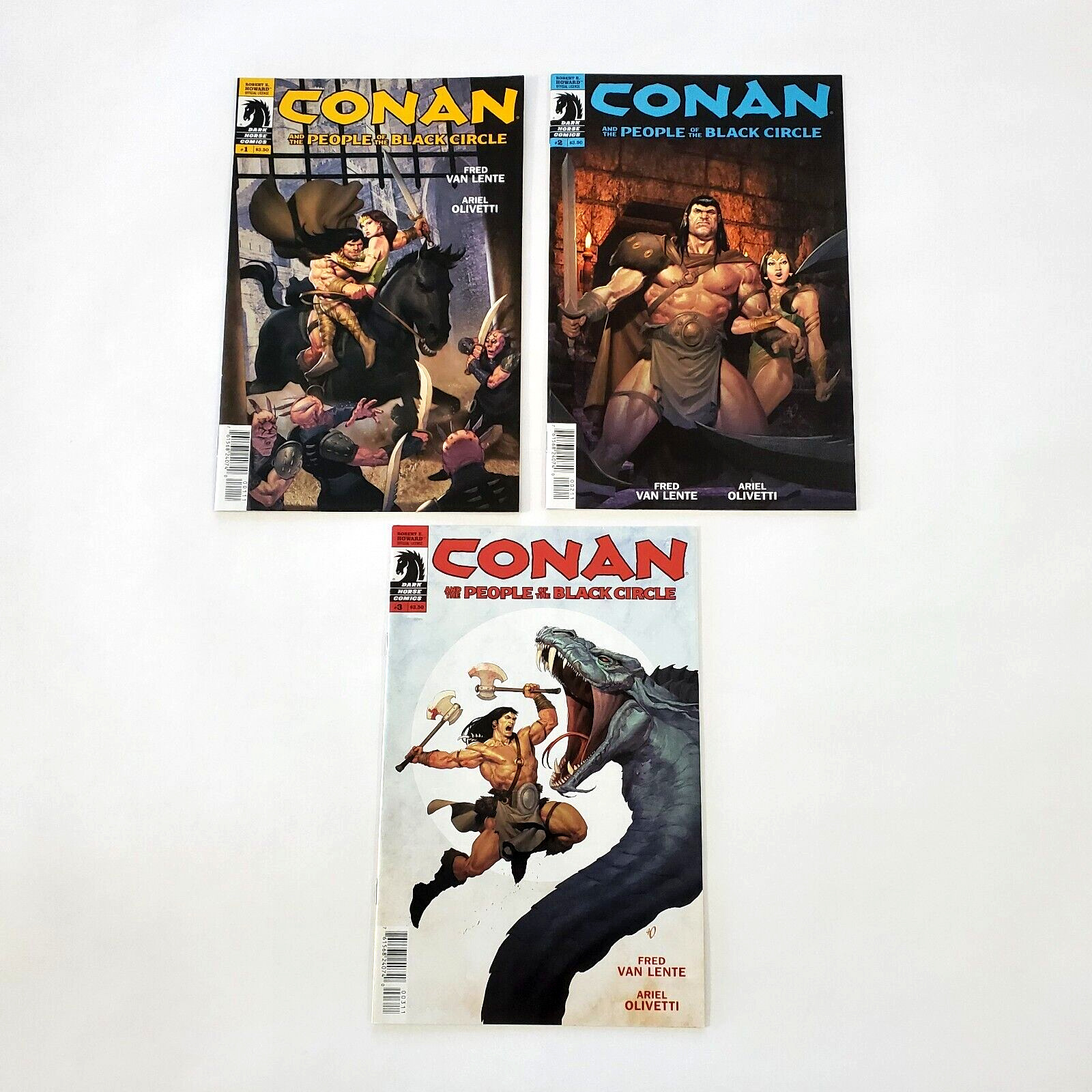 Conan & The People of the Black Circle 1 2 3 Nearly Complete Set Dark Horse 2013