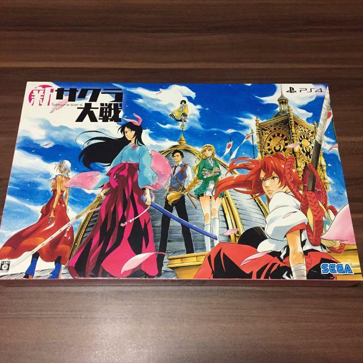 Sakura Wars PS4 First Limit Edition Software Soundtrack Set Art Book