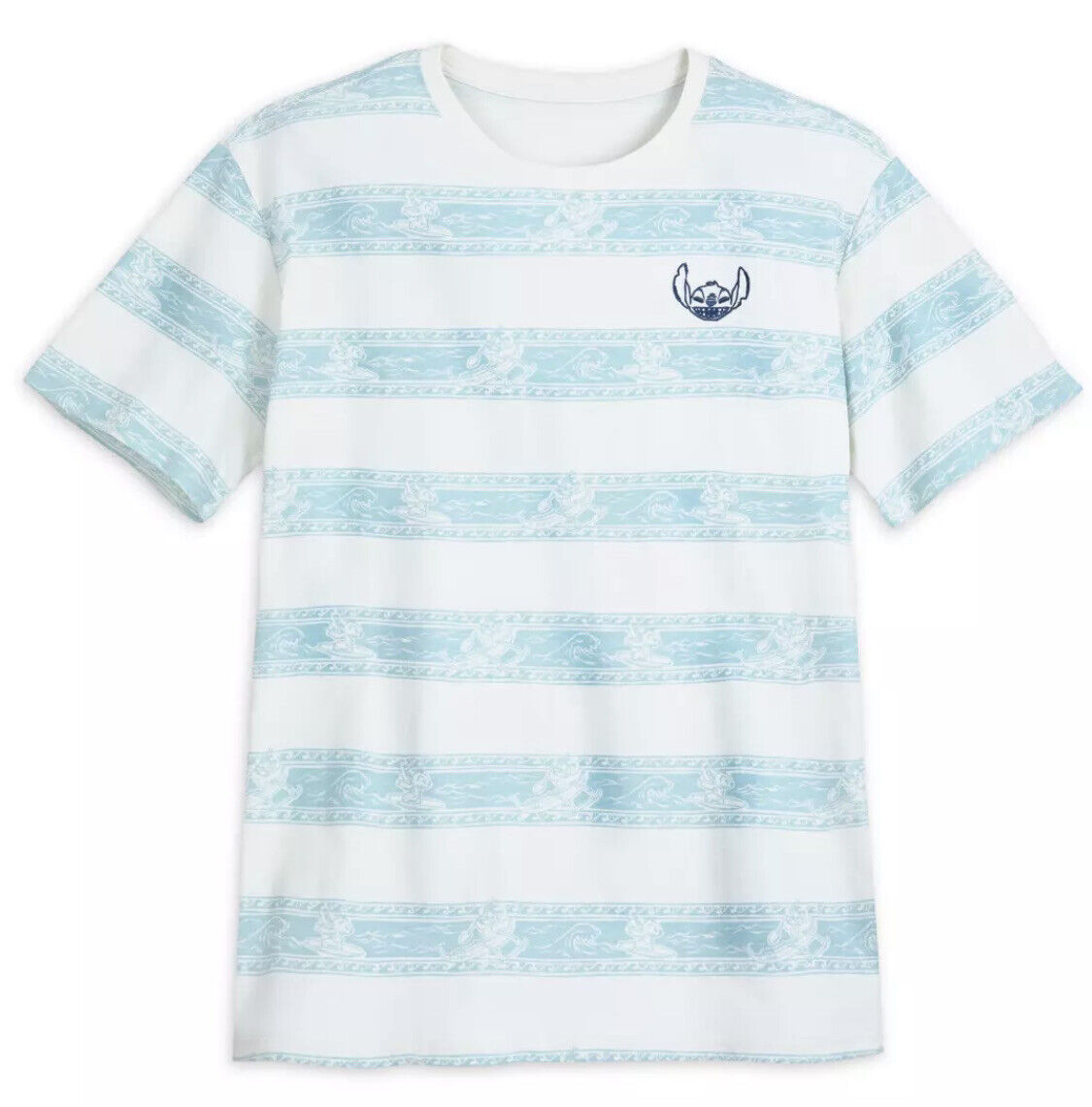 Disney STITCH Adult XL Striped T-Shirt Unisex - New  X-Large