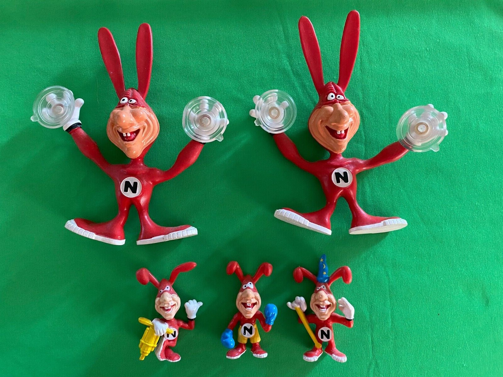 Vintage 1988 Domino's Pizza Avoid the Noid Figure PVC 3 & 6 Inch Lot Of 5