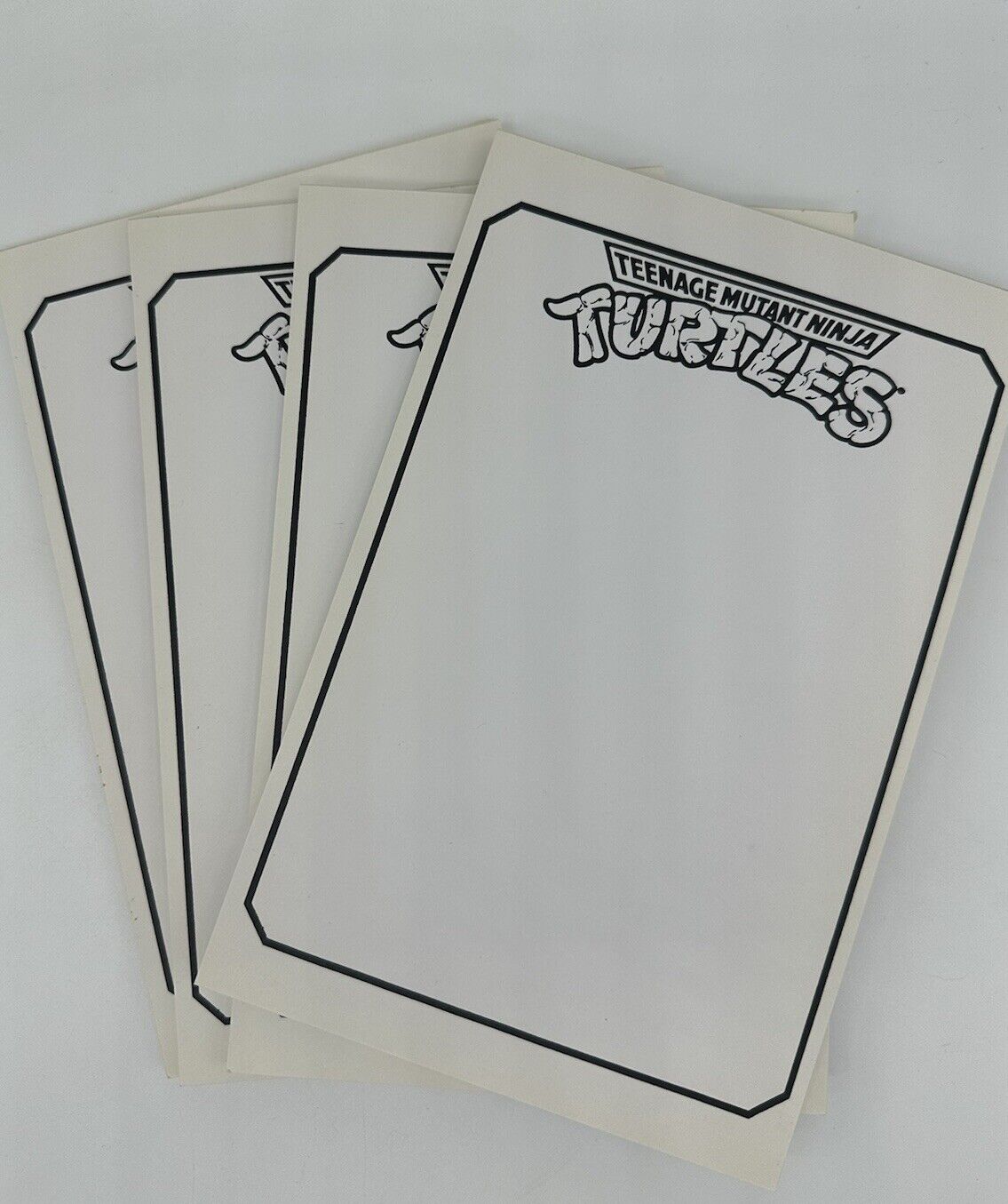 Vtg TMNT Writing Drawing Note Pad Lot of 4 Teenage Mutant Turtles Turtle Pad