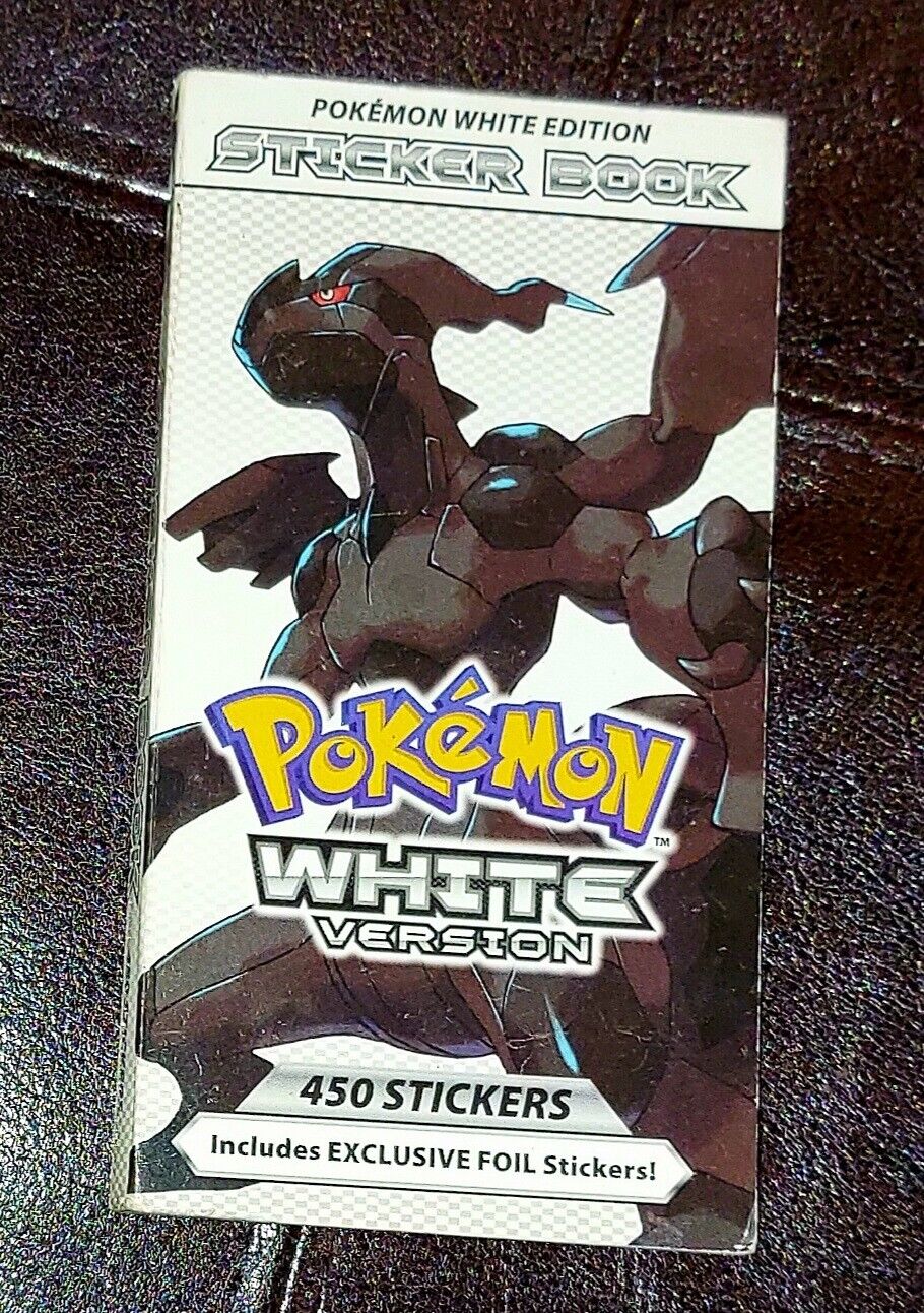 POKEMON WHITE version STICKER BOOK with exclusive foil stickers