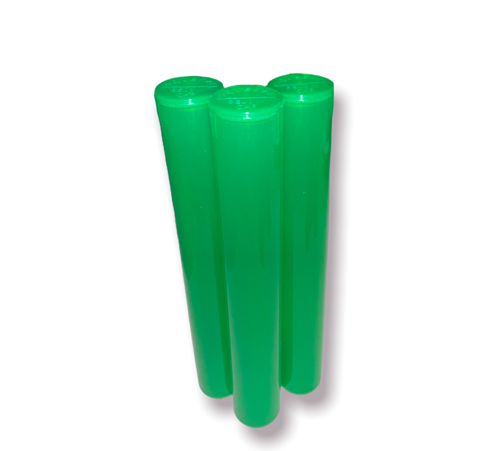 116mm Tubes -Trans Green- 1000 count , Pop Tops, BPA-Free Pre-Roll - USA Made