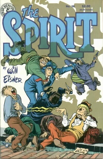 SPIRIT (1983) #36 F/VF, The, Will Eisner, Kitchen Sink Comics 1987 Stock Image