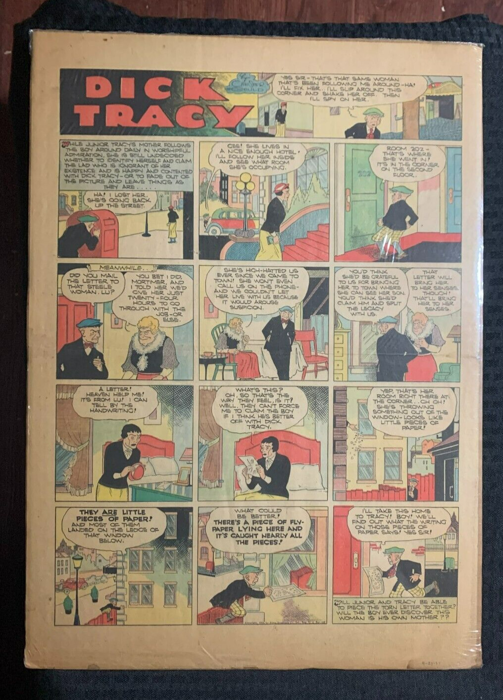 1934 DICK TRACY 15x21.5\