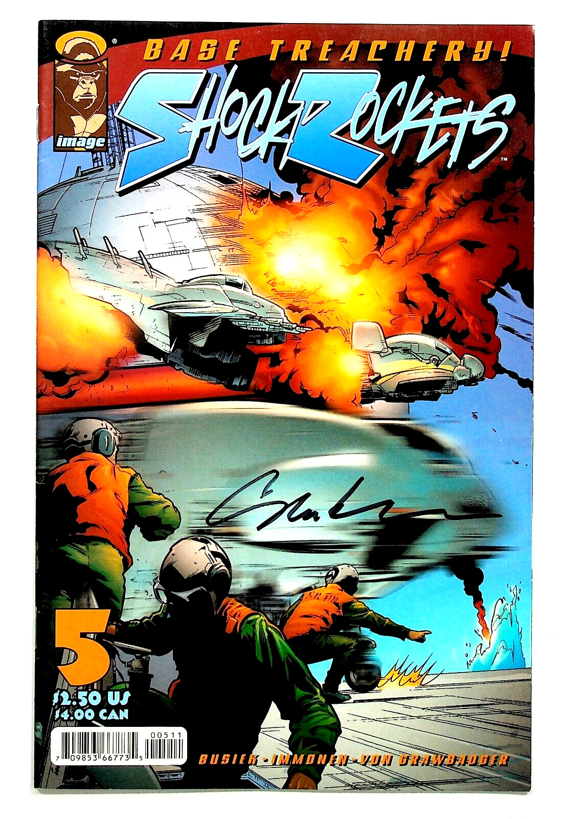 Shock Rockets #5 Signed by Stuart Immonen Image Comics