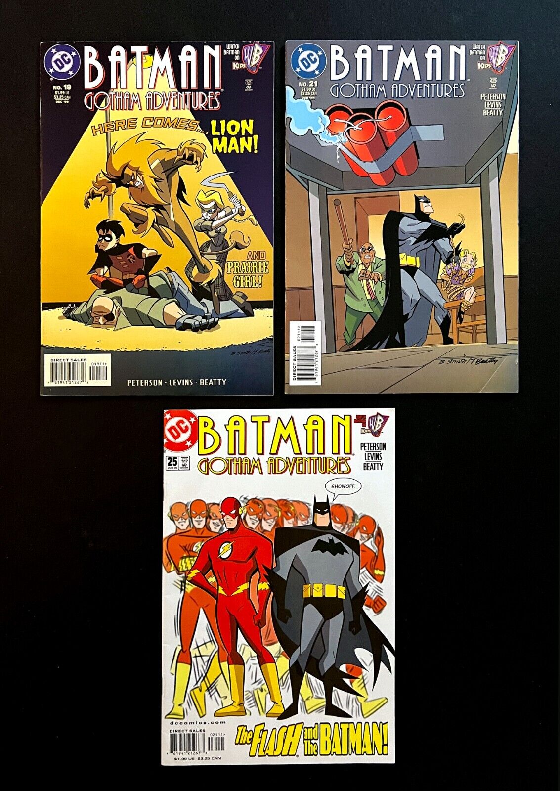 BATMAN: GOTHAM ADVENTURES Lot #19, 21, 25 Flash DC Comics 1999