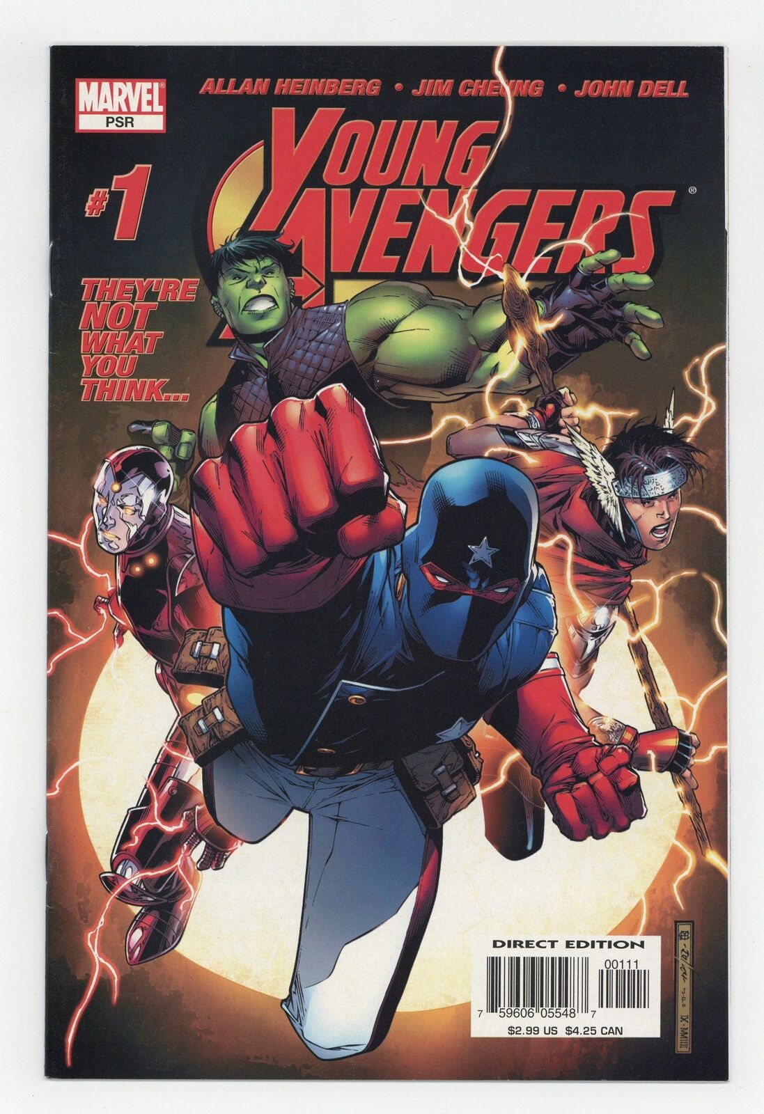 Young Avengers 1A Cheung FN/VF 7.0 2005 1st app. Kate Bishop