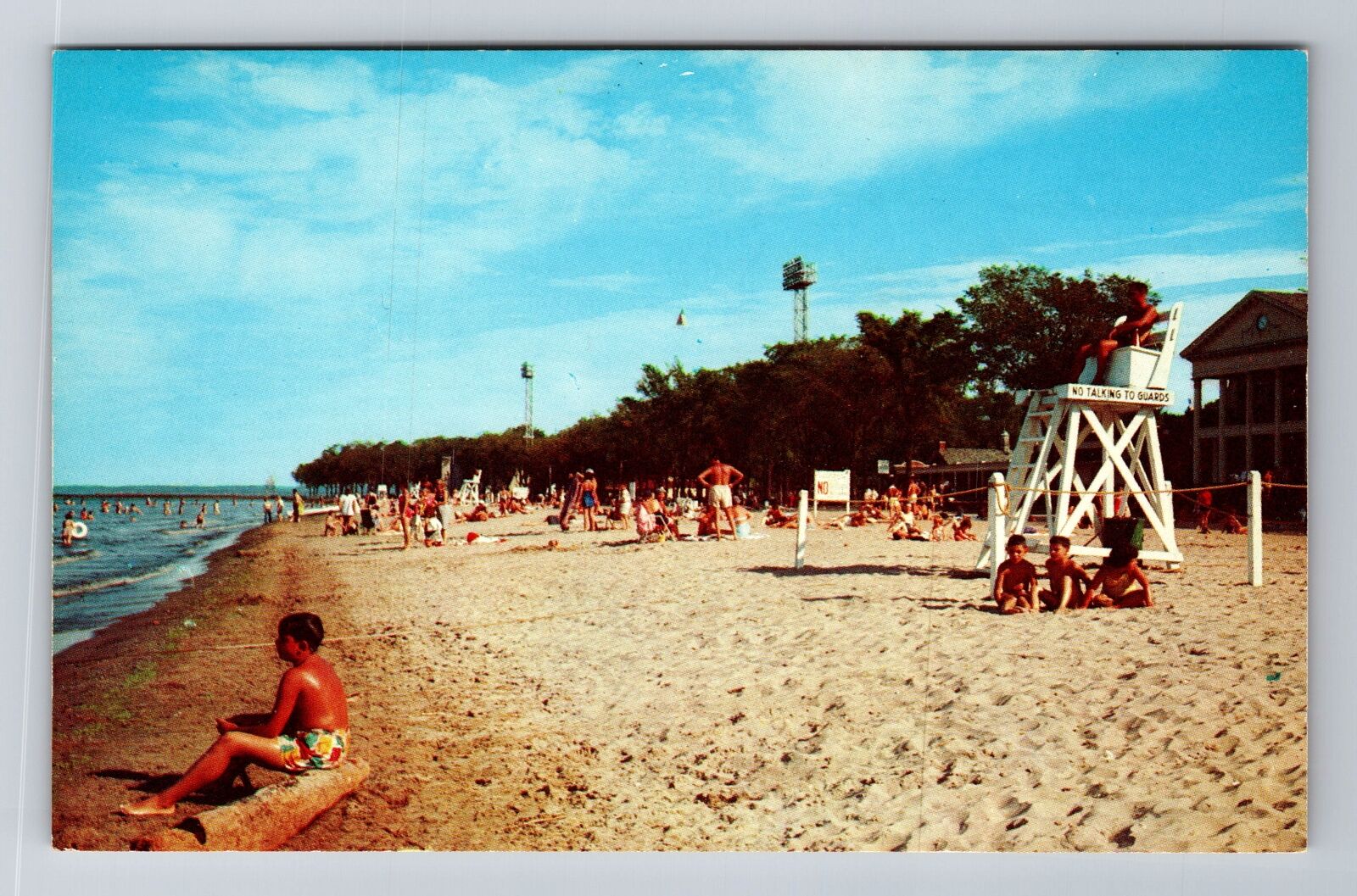 Rochester NY-New York, Ontario Beach Park, Antique, Vintage Souvenir Postcard