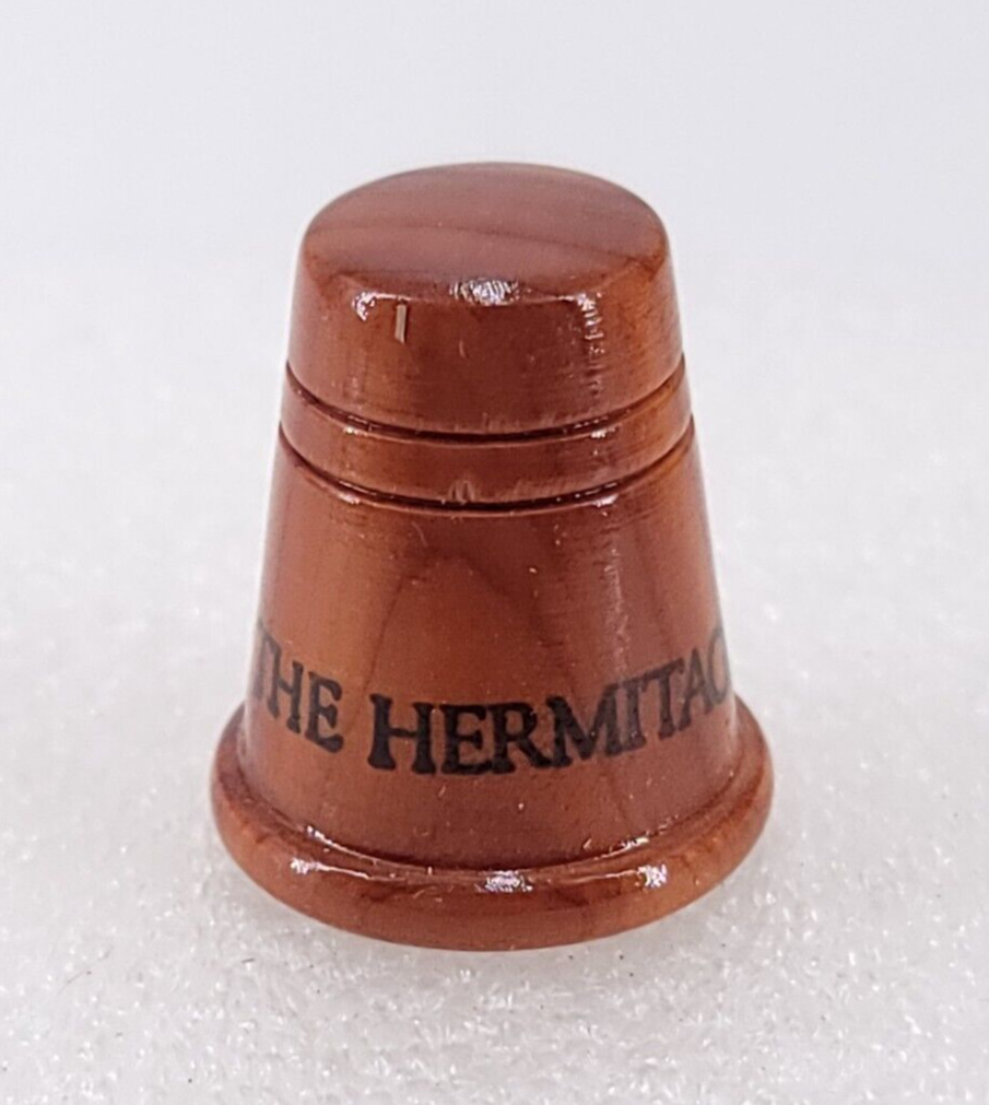 VTG The Hermitage Wooden wood Thimble