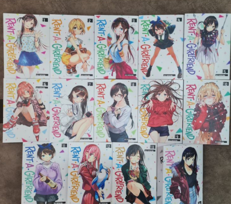 Rent A Girlfriend Reiji Miyajima Manga Volume 1-14 English Version Comic New