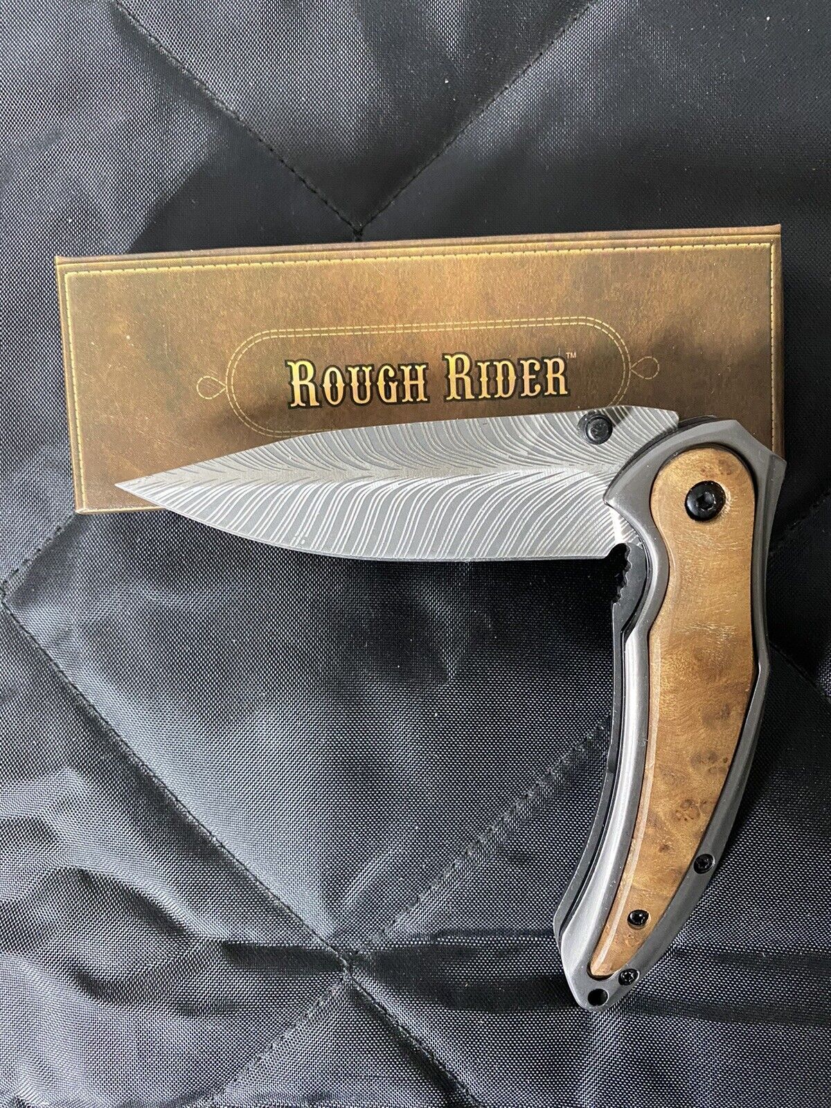 NOS RARE Retired Rough Rider R1653 Feather Blade Knife Beautiful Extreme Quality