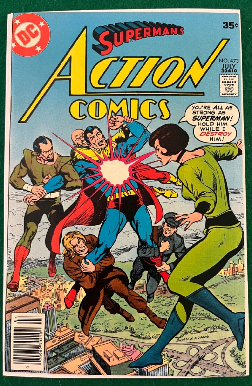 DC Action Comics Vol. 1 #473 July 1977 App Phantom Zoners/Gen Zod (VF+ 8.5)