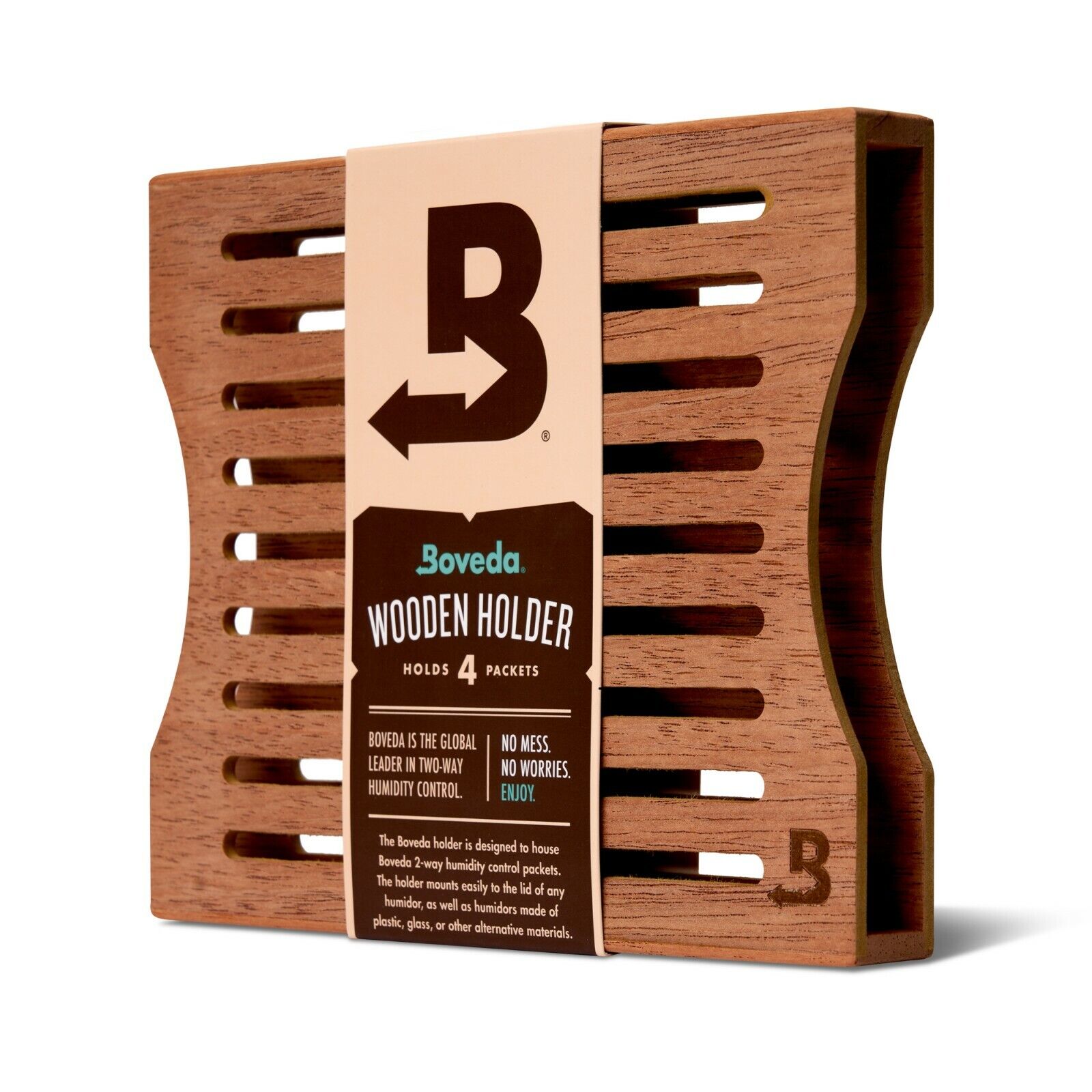 Boveda Cedar Wooden Humidity Pack Holder For Cigar Humidor - Size 60 - 1 Count