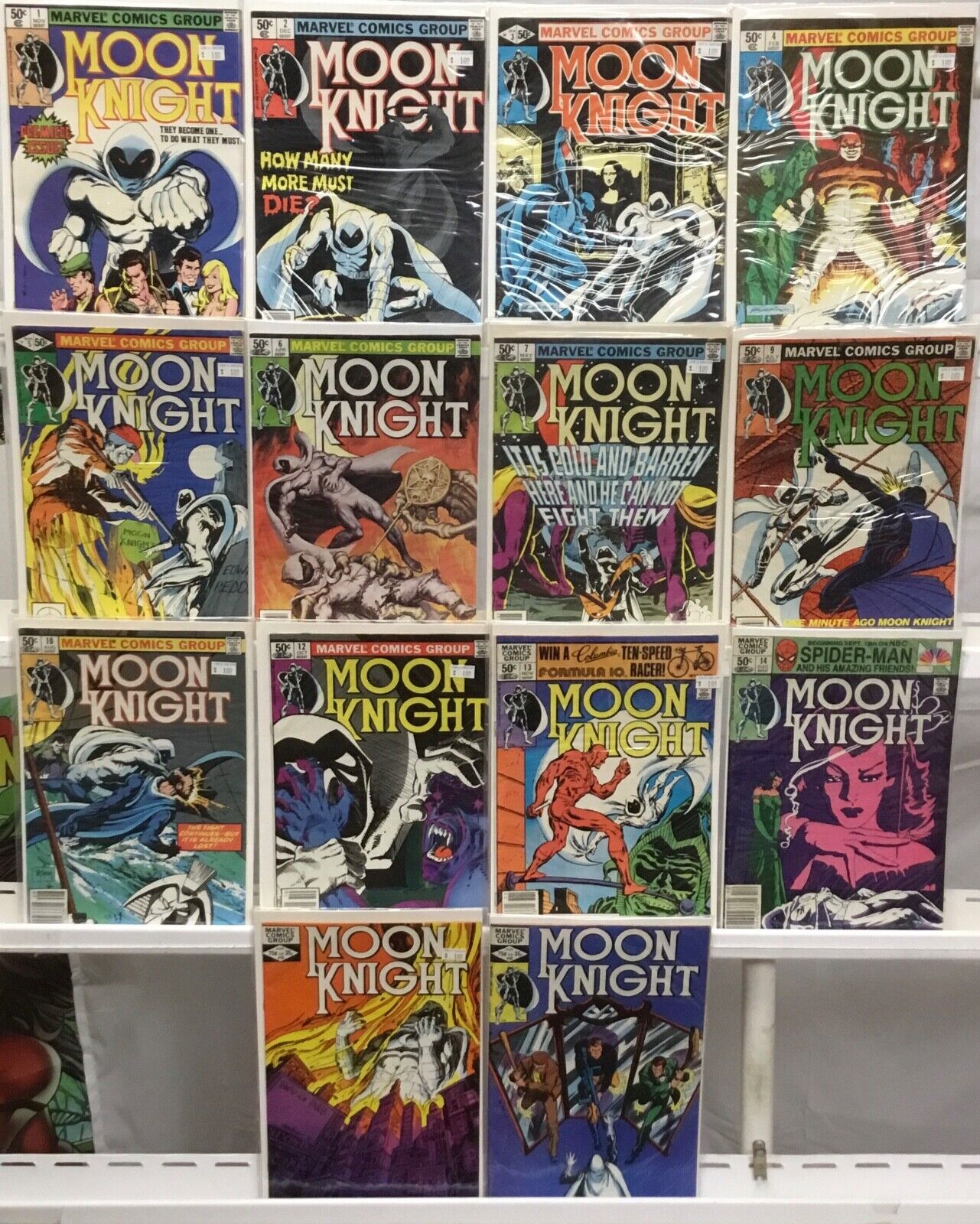 Marvel Comics - Moon Knight 1st Series - Comic Book Lot of 14 Issues
