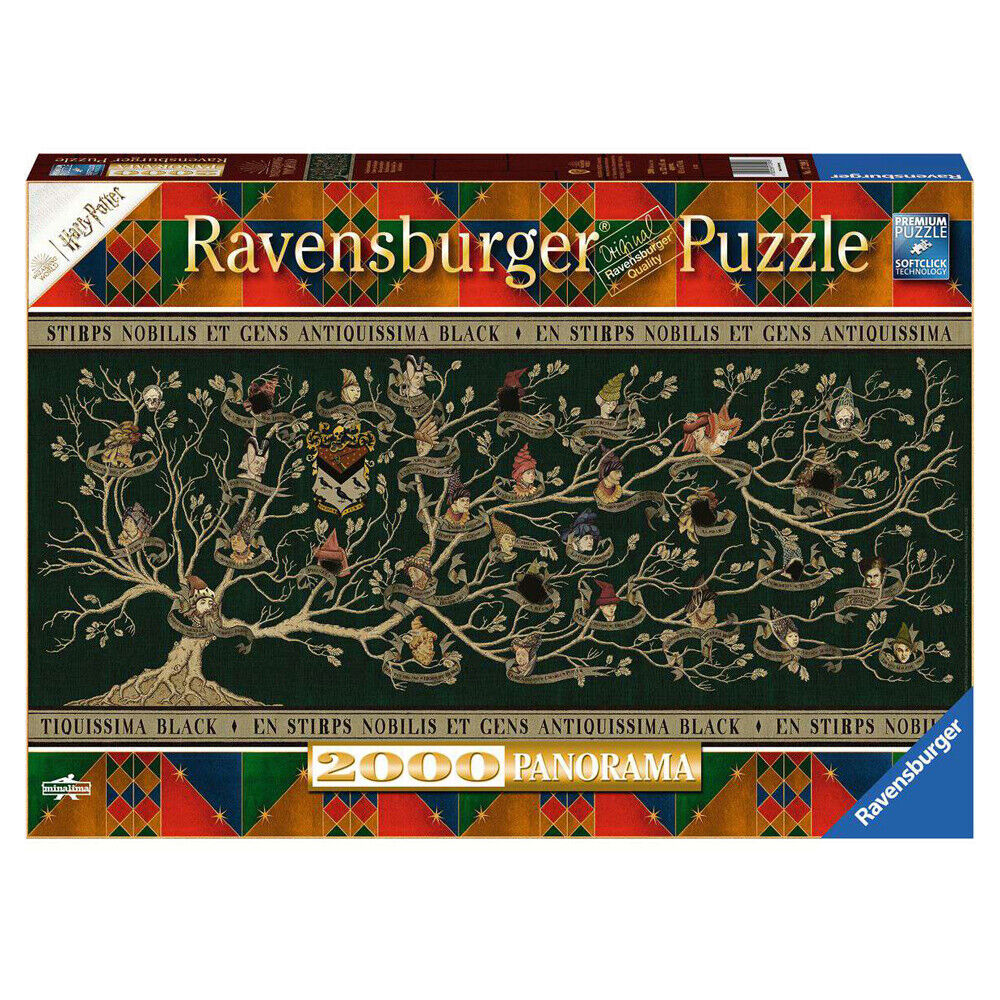 Ravensburger 2000 Piece Jigsaw Puzzle Harry Potter Black Family Tree