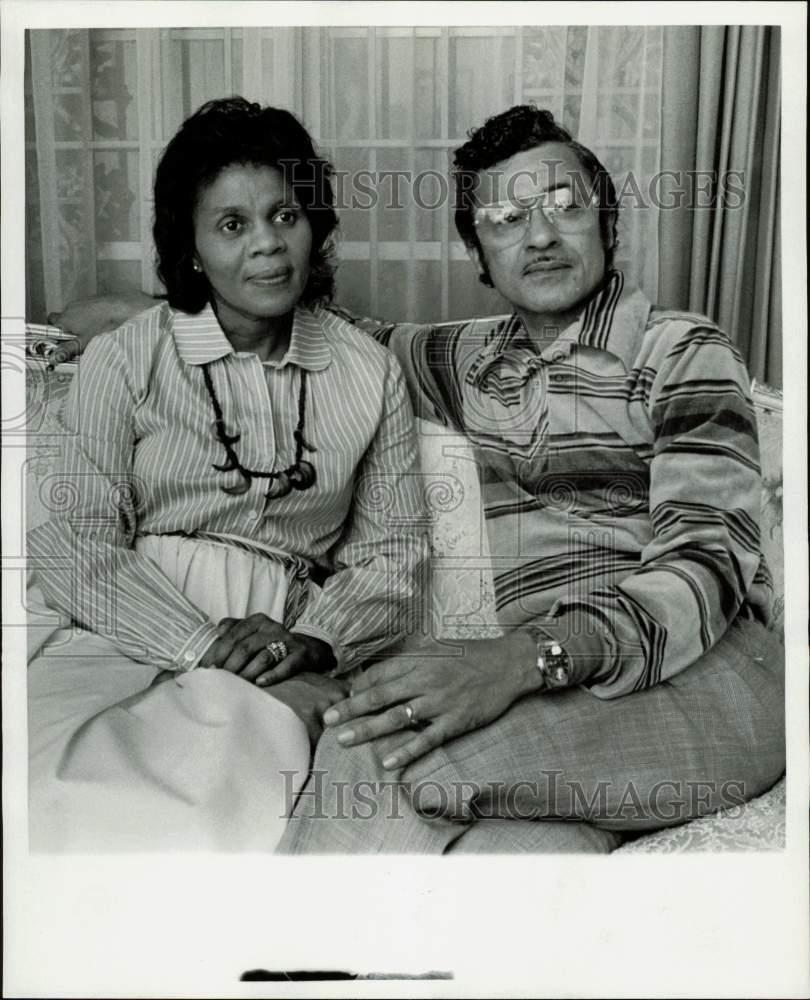 1979 Press Photo Drs. Levi Perry and wife Eula Faye Perry of Houston - hpa78035