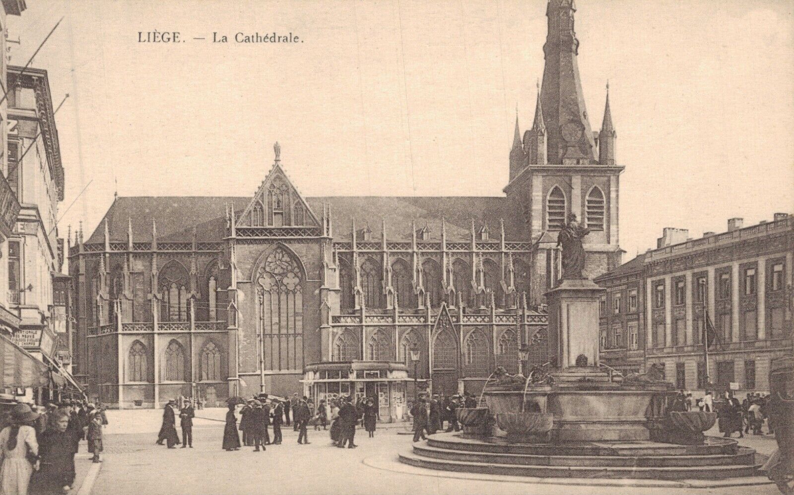 Belgium Liége La Cathédrale B48