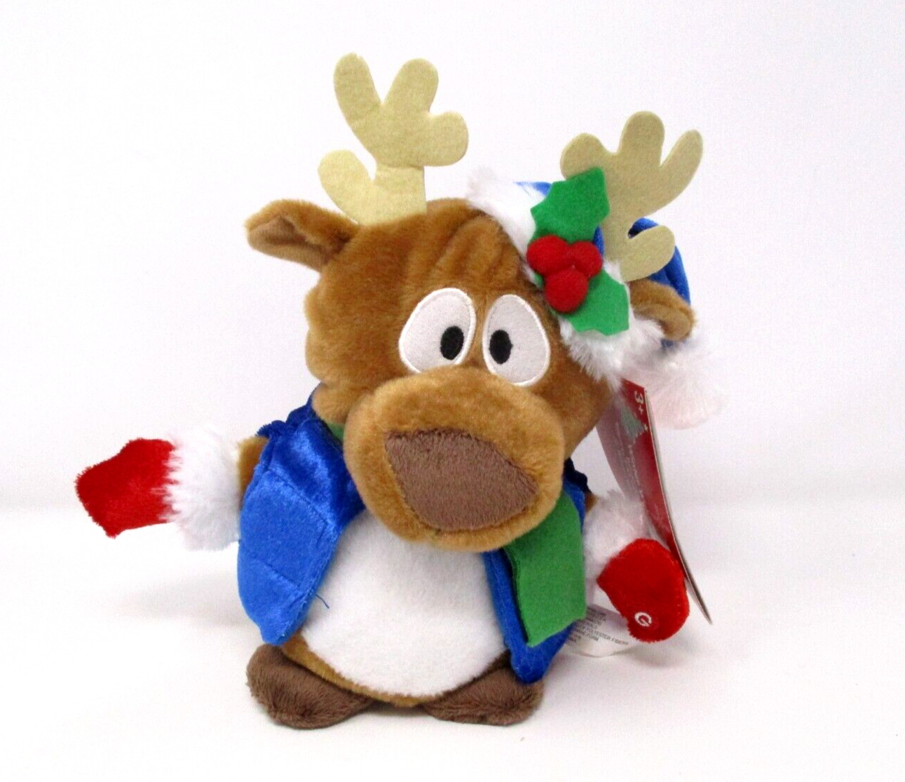 Gemmy Winter Wobblers Moose Reindeer Animated Plush Sings Christmas Wonderland