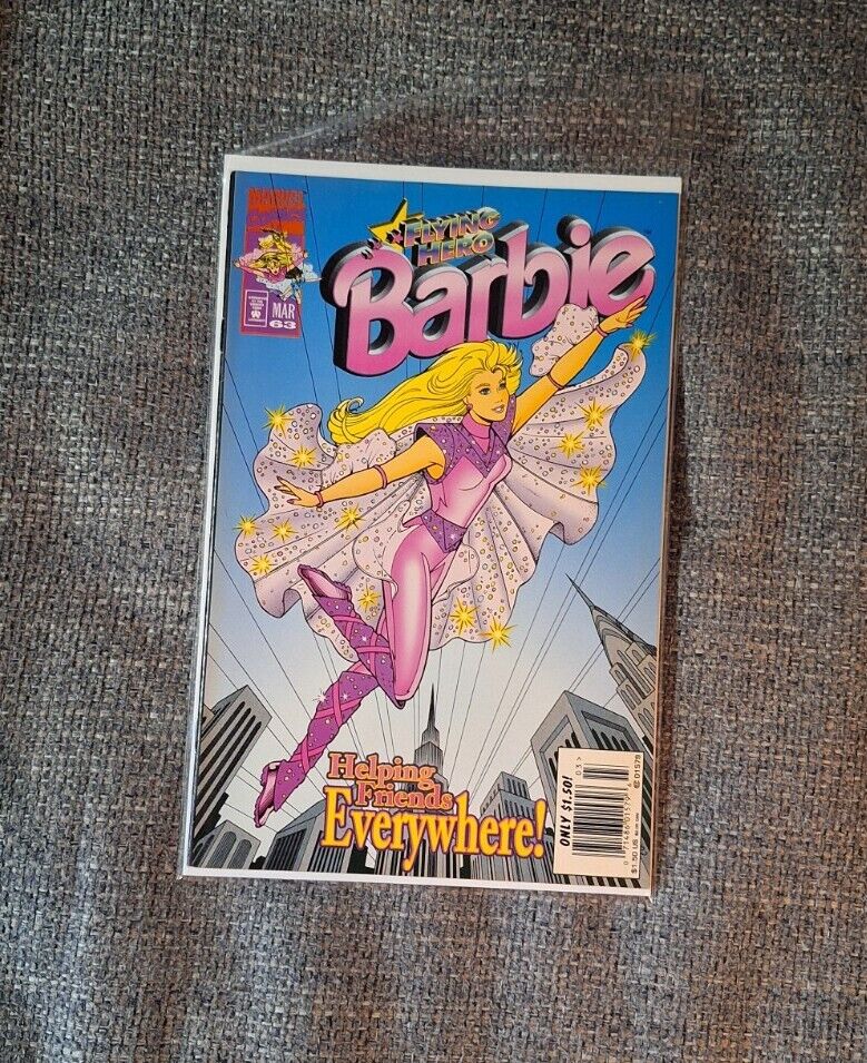 Rare BARBIE Marvel Comic 63 Newsstand FINAL ISSUE High Grade NM Amanda Conner