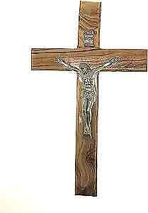 Cross Olive Wood Jesus Prayer Cross (9.5\'\' /25cm) by Spring Nahal from Holyland