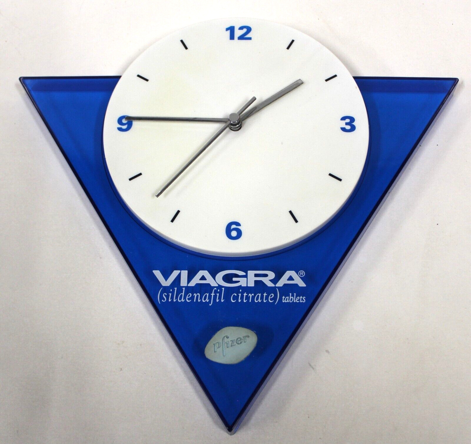 Vintage Viagra Advertising Wall Clock - Works