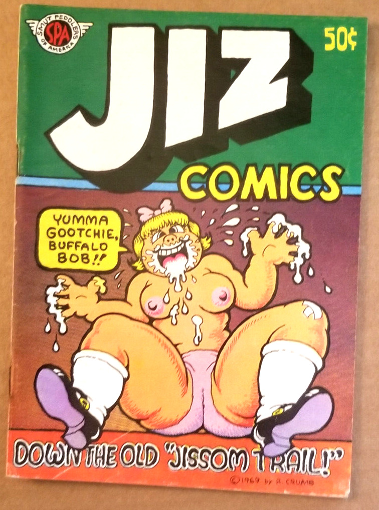 JIZ COMICS #1   ROBERT CRUMB 1969 UNDERGROUND CLASSIC 50 Cents COVER PRICE