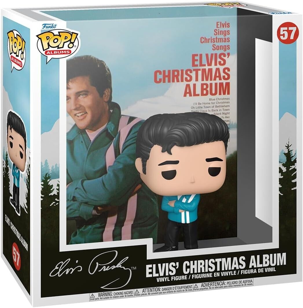 Funko Pop Album Elvis Presley Christmas Figure