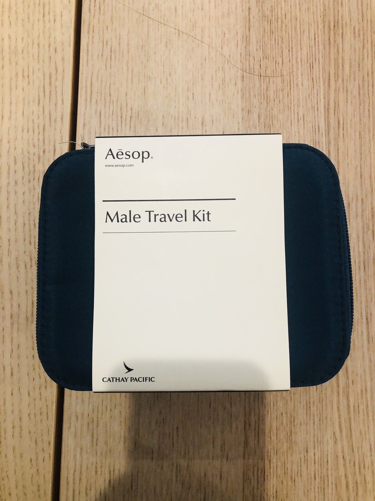 CATHAY PACIFIC First Class Amenity Kit by Aesop (NEW) Male - Factory Sealed