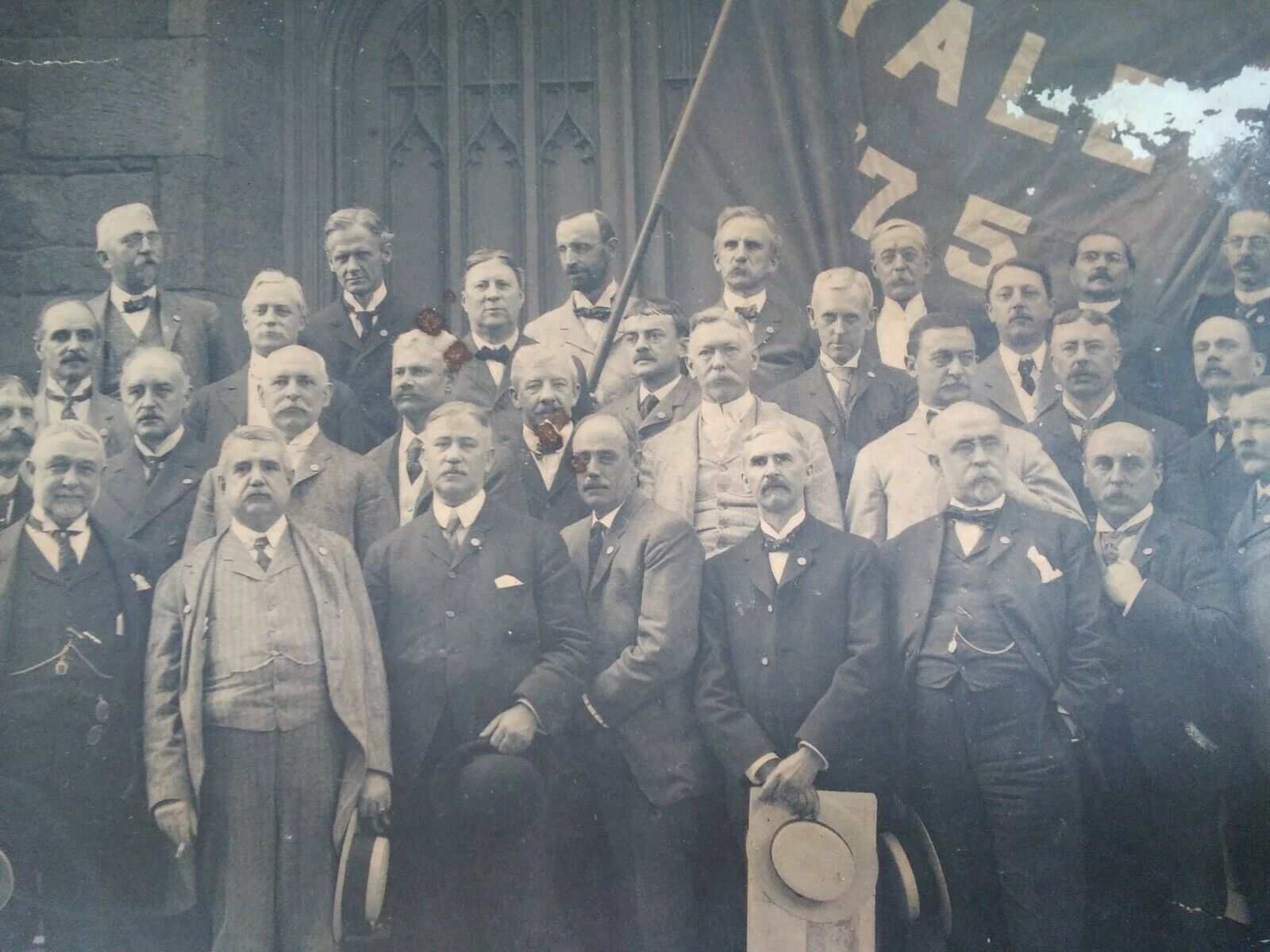 Yale University Antique Photo Class of 1875 Alumni Rare Original Large 