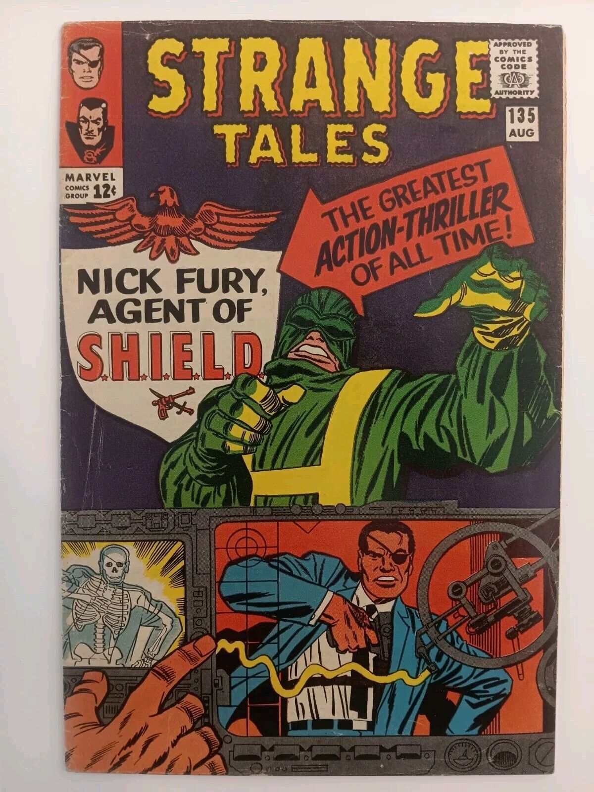 Strange Tales # 135 Key 1st SHIELD Hydra 1965 Stan Lee Jack Kirby Ditko Marvel