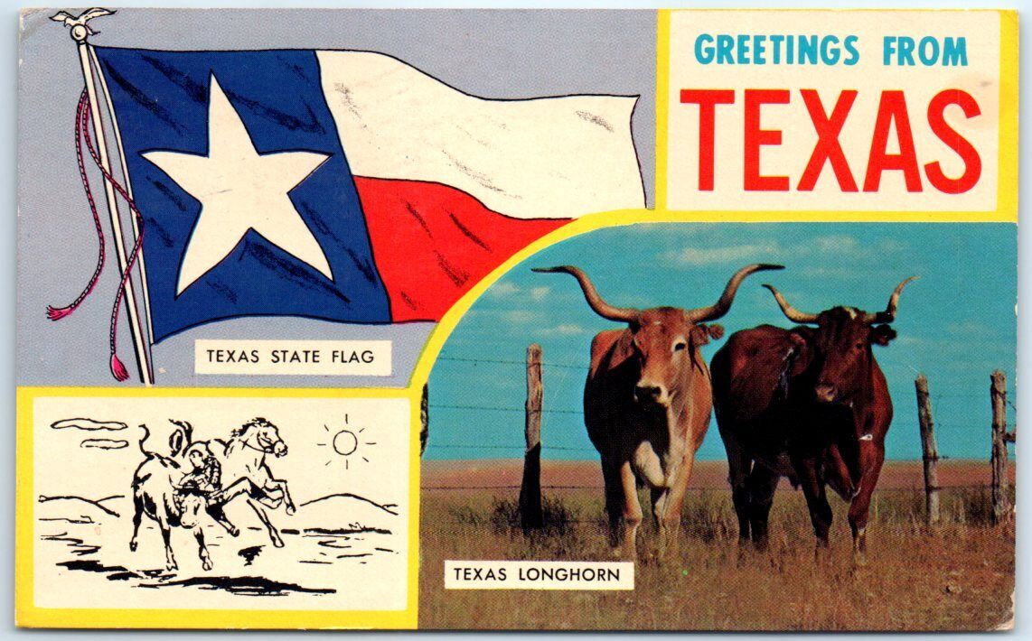 Postcard - Greetings from Texas