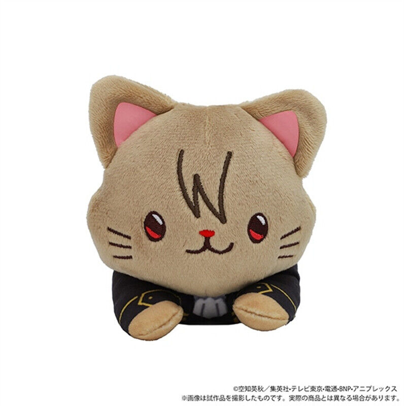 GINTAMA Okita Sougo Anime Cosplay Plush Bag Pendant Doll Stuffed Toy Cat Gift