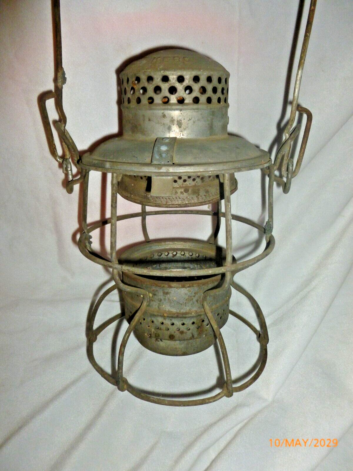 RARE Adlake Kero Lantern Vintage Antique Empty