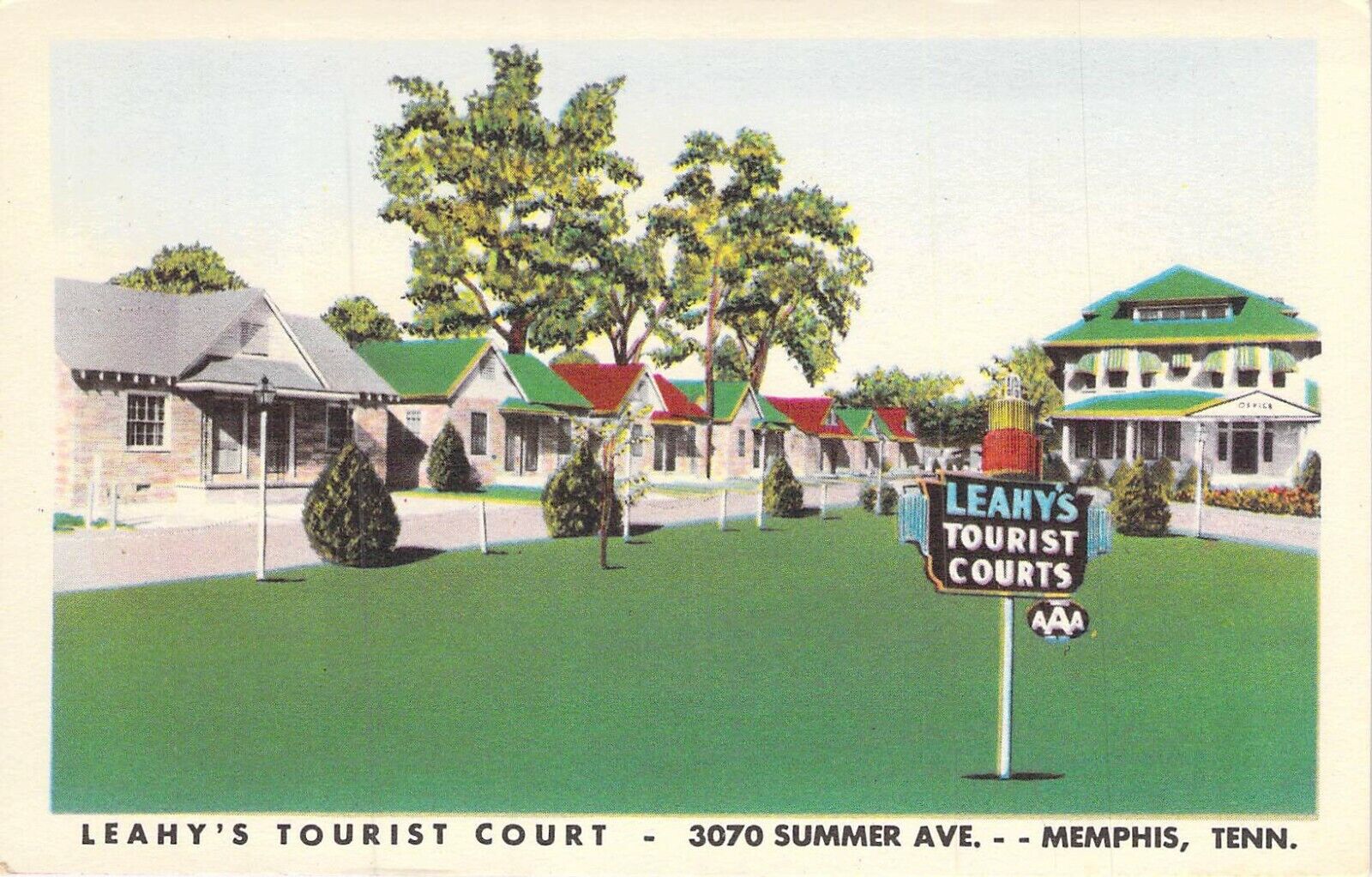 Leahy\'s Tourist Court, 3070 Summer Ave., Memphis, Tn.