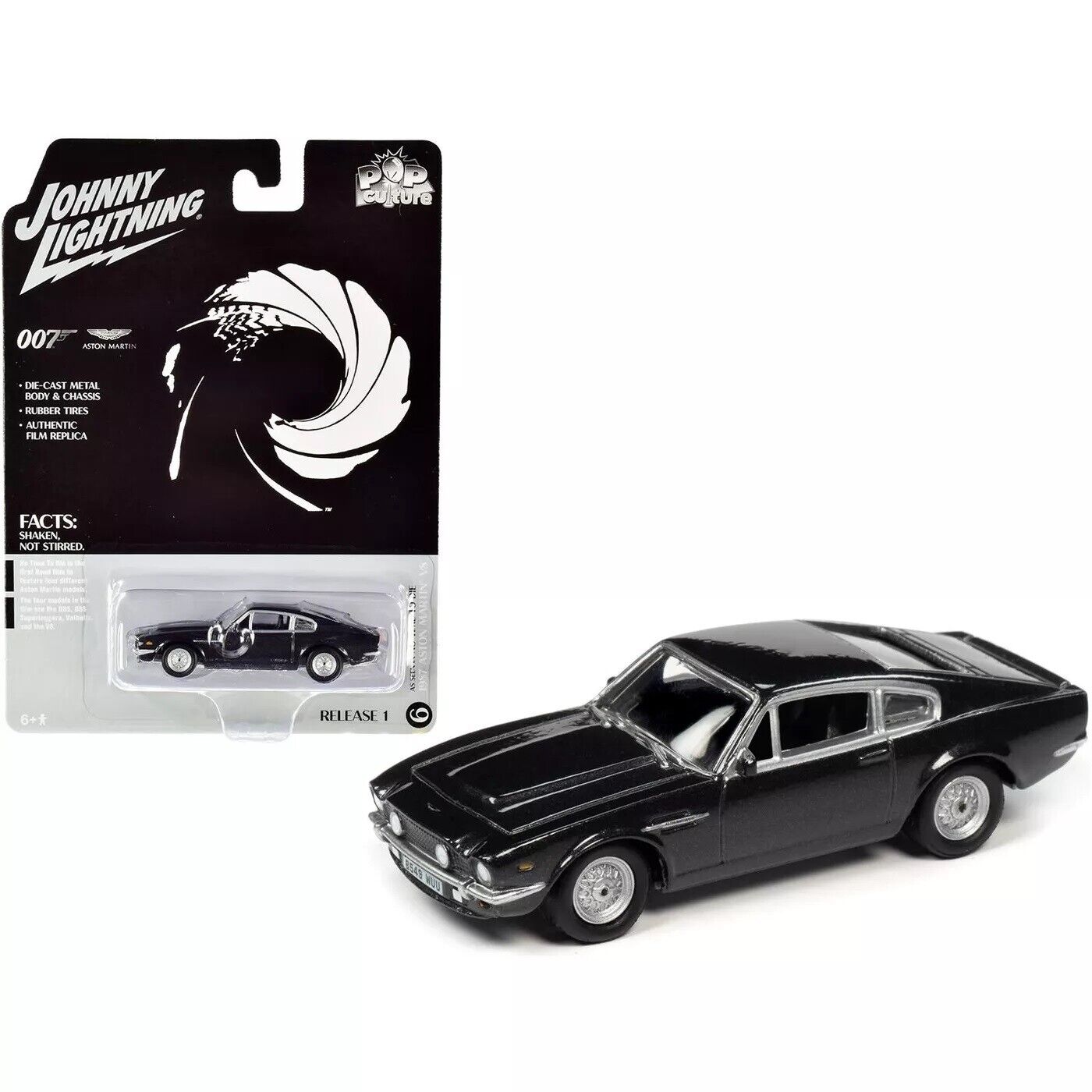 James Bond 007 JOHNNY LIGHTNING No Time To Die 1987 Aston Martin Diecast Car 