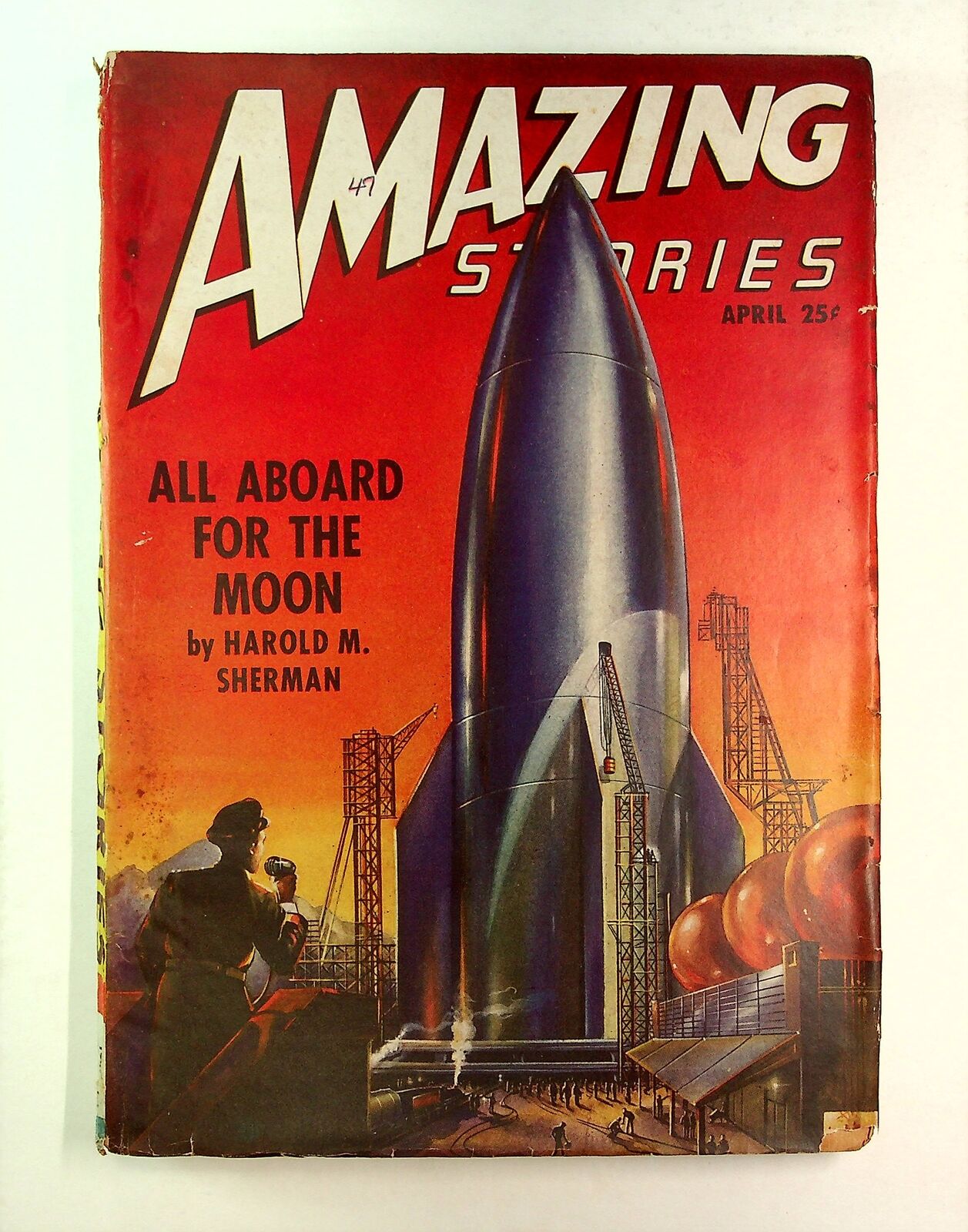 Amazing Stories Pulp Apr 1947 Vol. 21 #4 VG