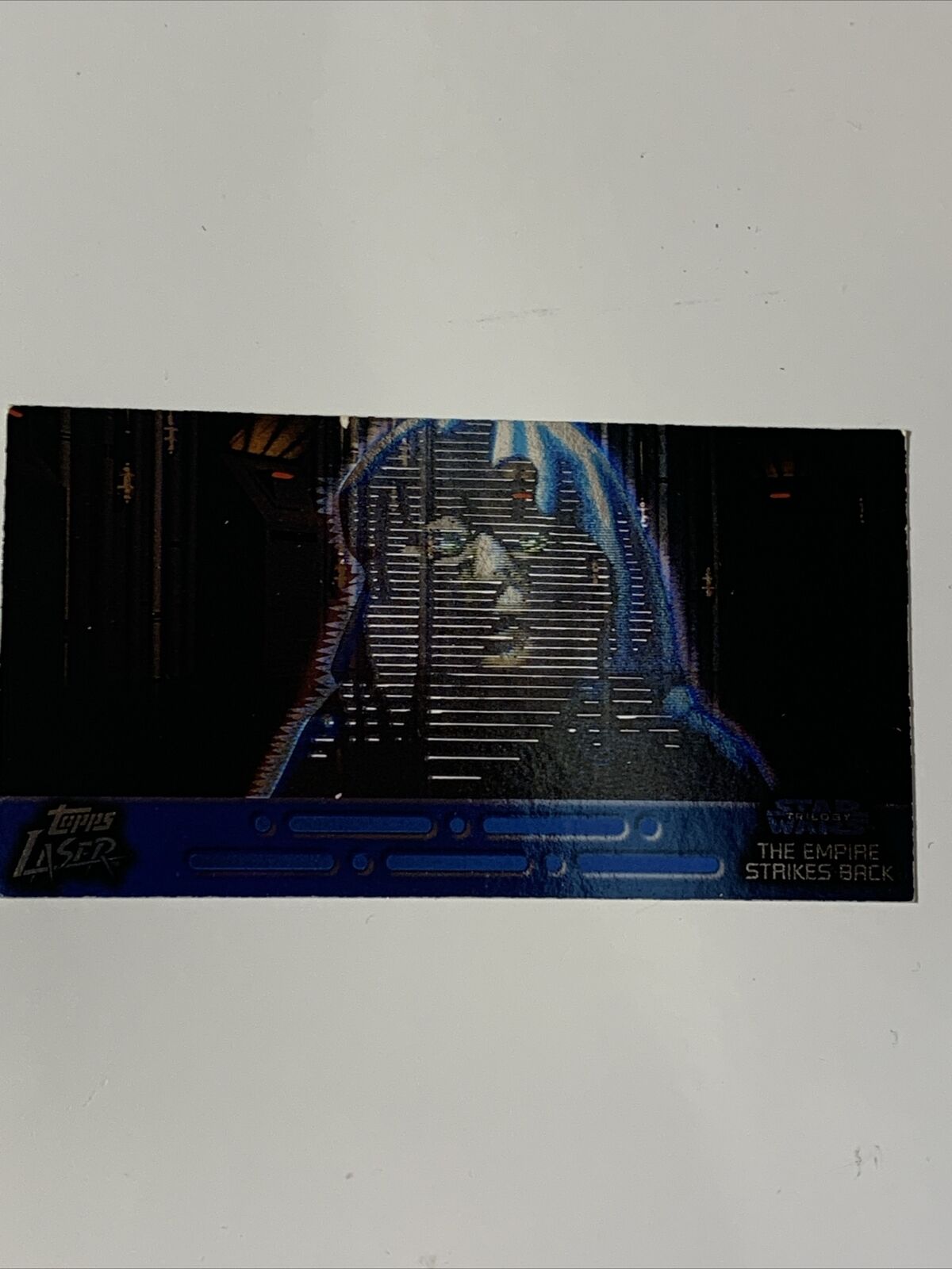 Topps Lazer Star Wars Trilogy The Empire Strikes Back Hologram of Emperor