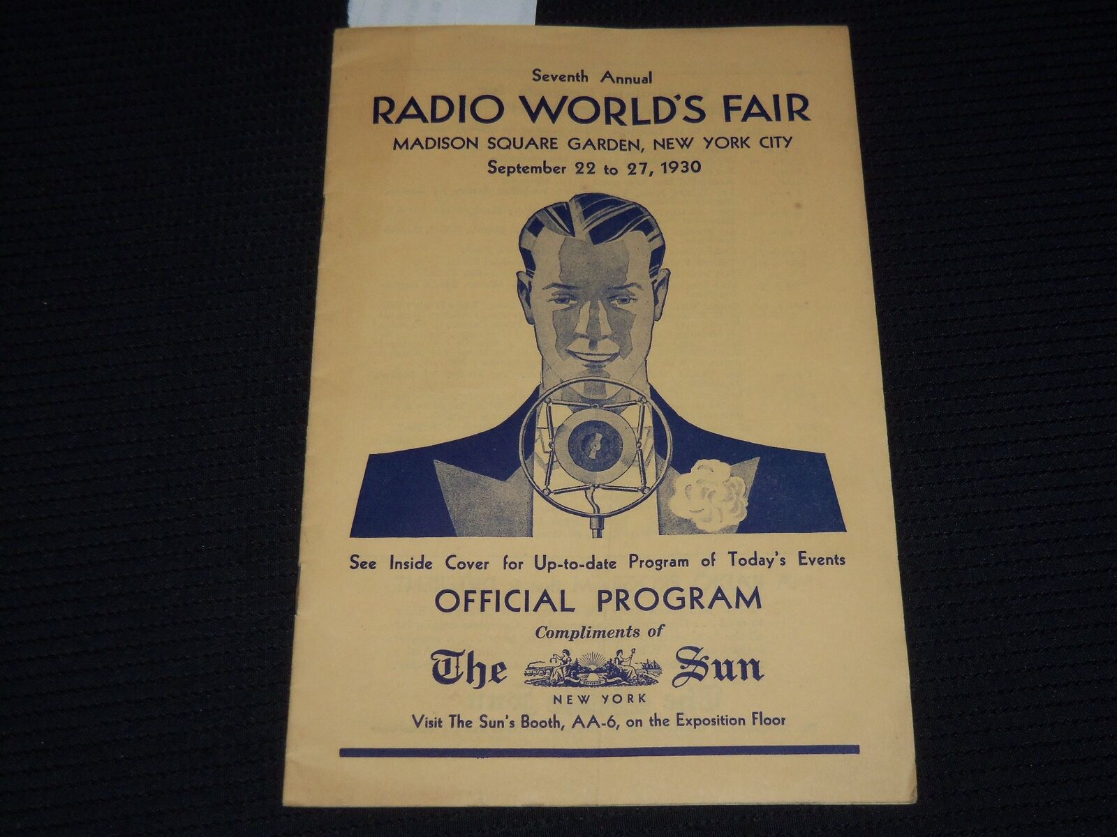 1930 SEVENTH ANNUAL RADIO WORLD'S FAIR OFFICAL PROGRAM - JANE FROMAN - J 9900
