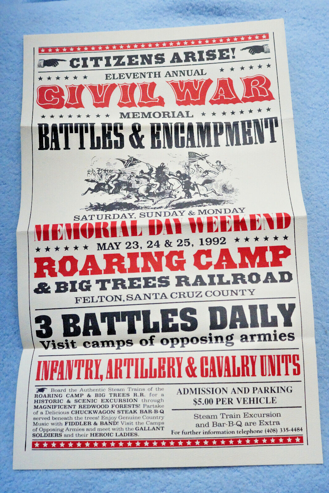 11th Civil War Memorial Battles & Encampment - Roaring Camp & Big Trees Railroad