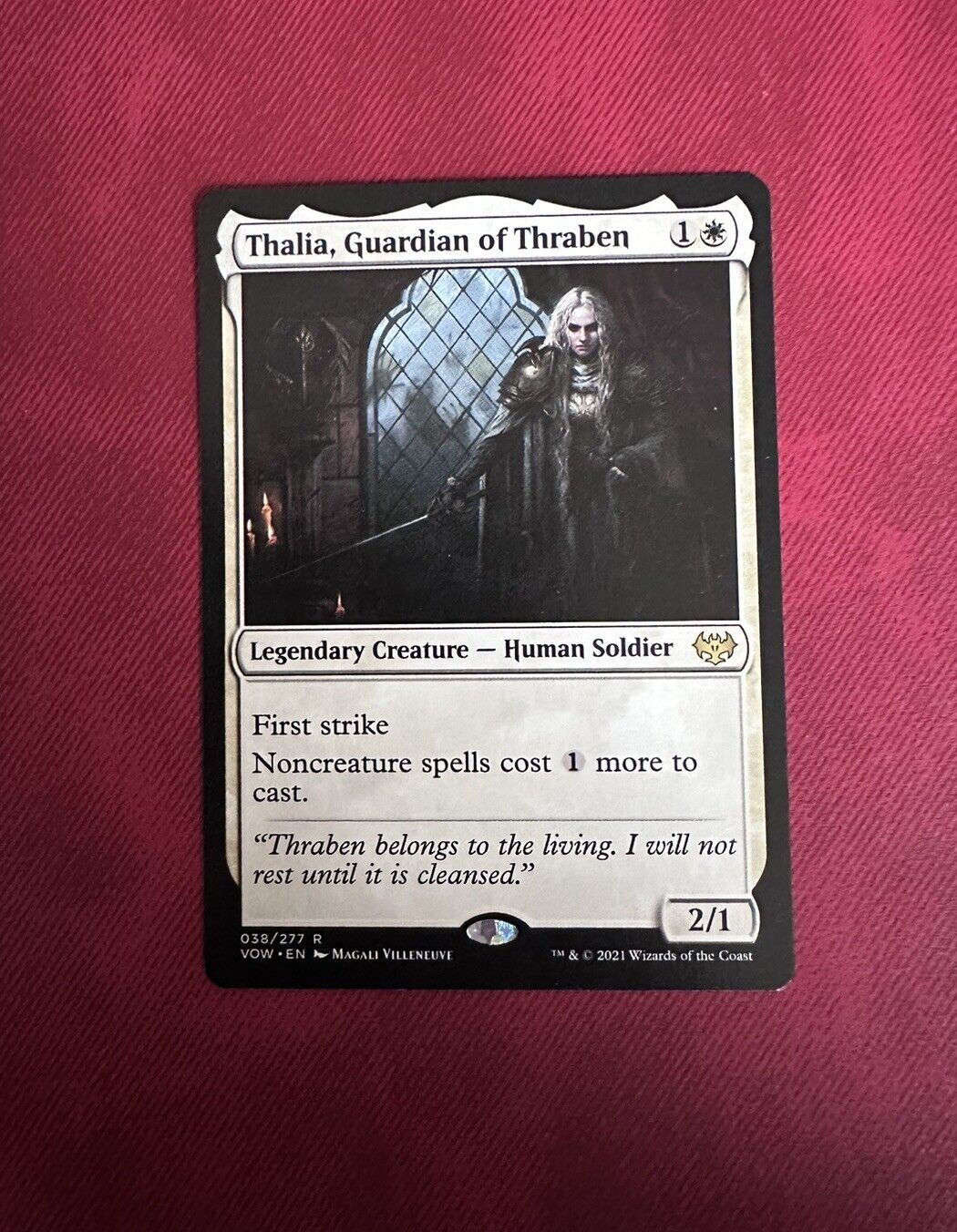 Thalia, Guardian of Thraben - NM - MTG Crimson Vow - Magic the Gathering
