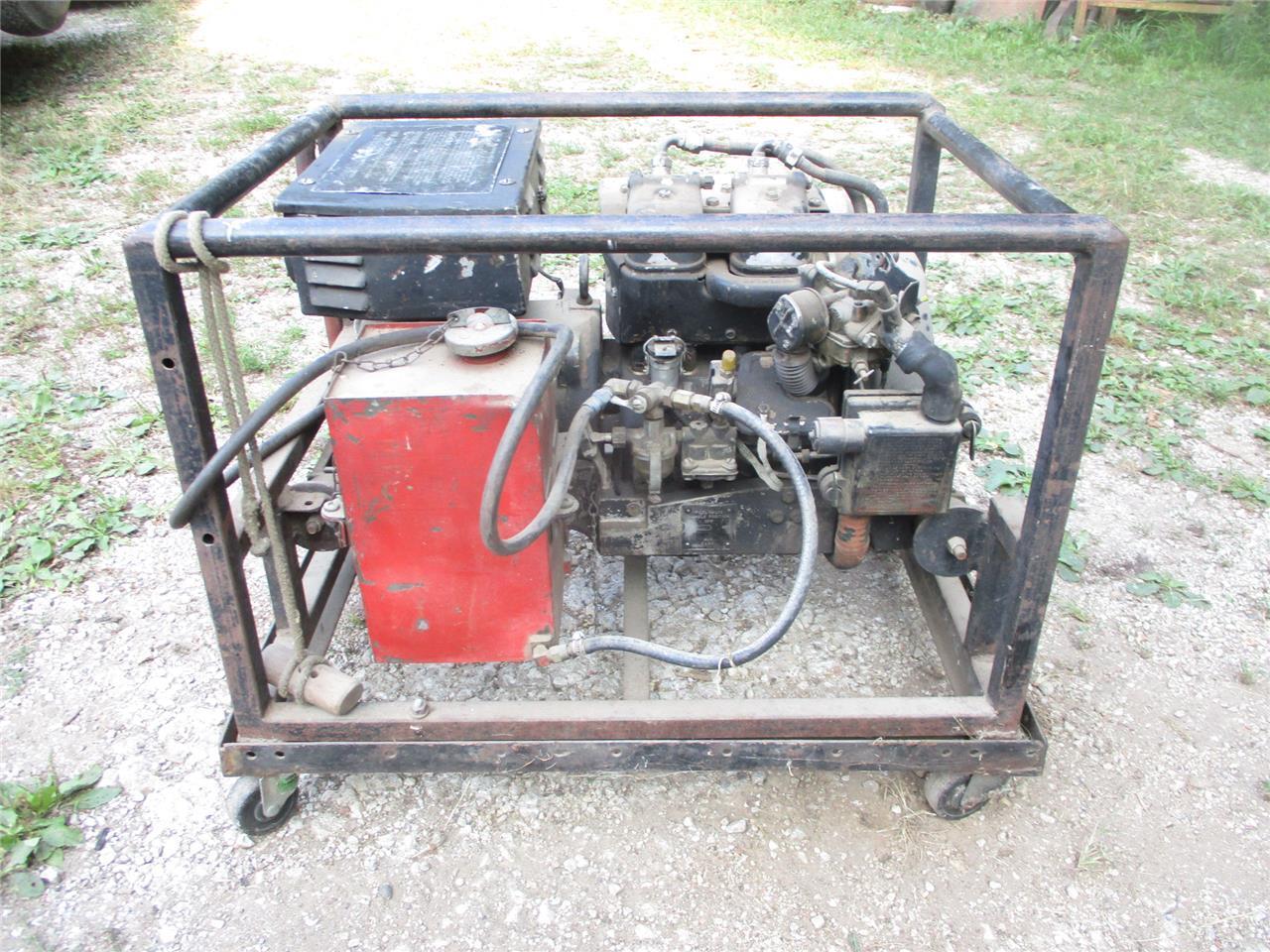 Vintage Military Standard 120V AC 2 Cylinder Engine Generator
