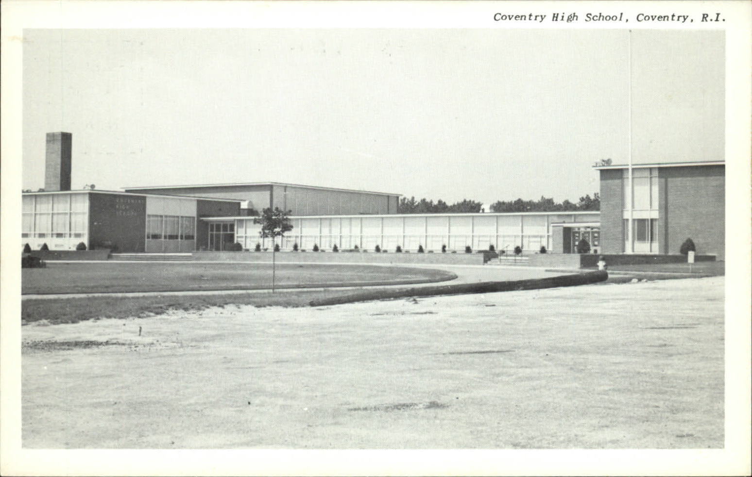 Coventry High School ~ Coventry Rhode Island RI ~ unused vintage postcard