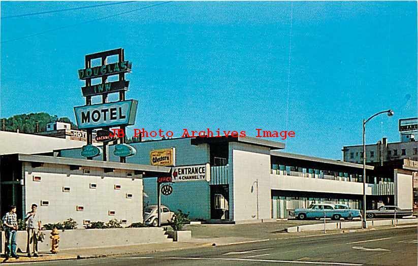 OR, Roseburg, Oregon, Douglas Inn Motel, Exterior View, Dexter Press No 62224B