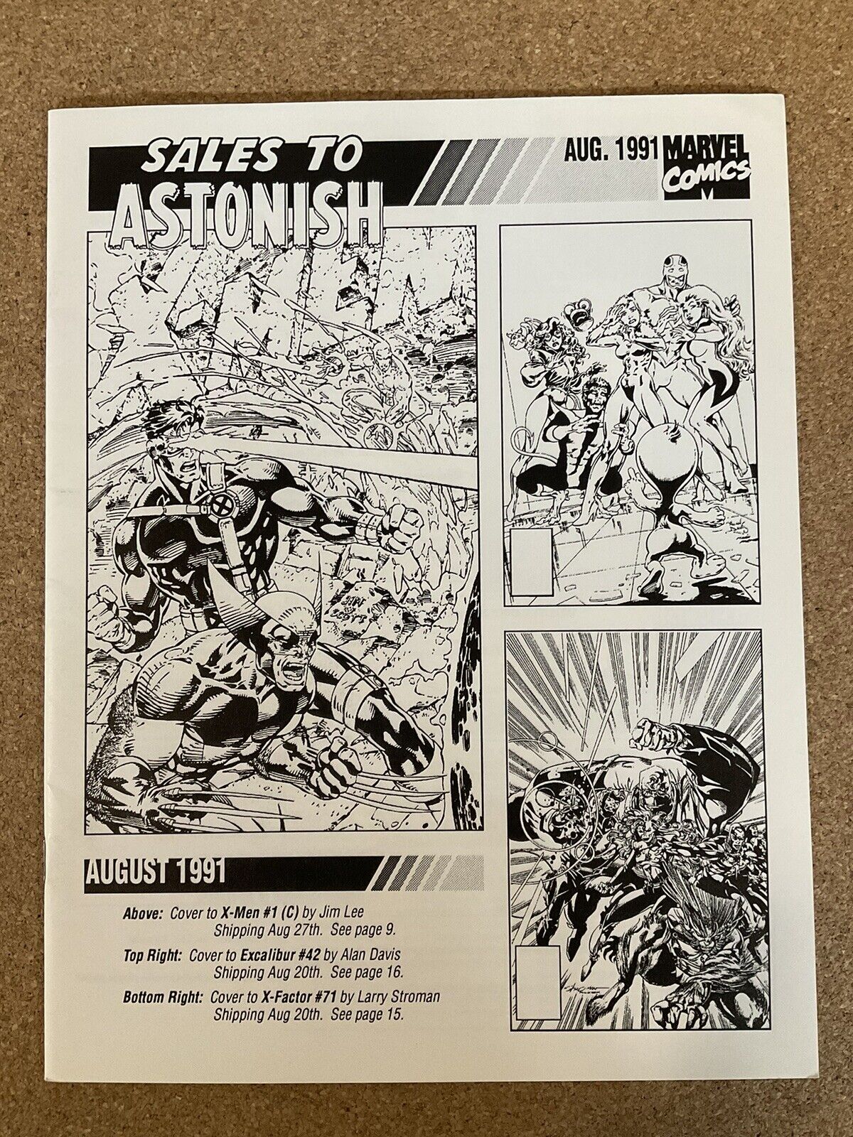 X-MEN #1 (1991) Jim Lee Marvel Comics Insanely Rare Promotional Preview only 1
