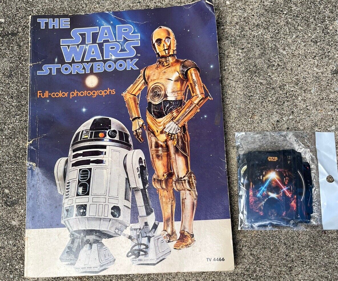 Vintage THE STAR WARS STORYBOOK Softcover Full Color Photographs 1978 tv 4466
